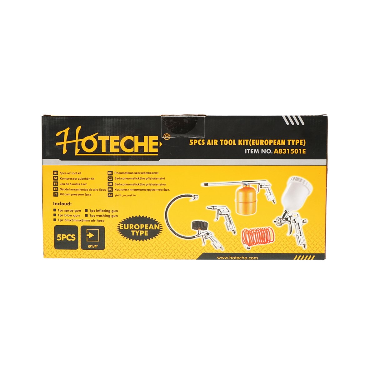 Set 5 pistoale aer comprimat Hoteche